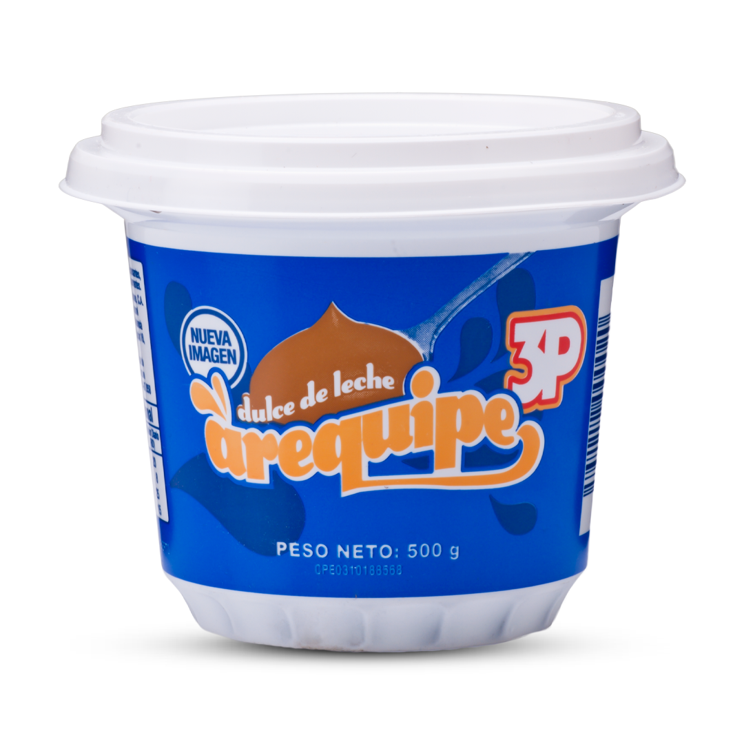 Arequipe Tradicional 500gr (Caja de 6 Tinas)