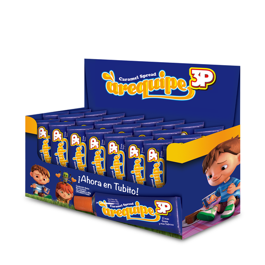 Arequipe Tubito 40g (Caja 2 Display de 24 Unidades )