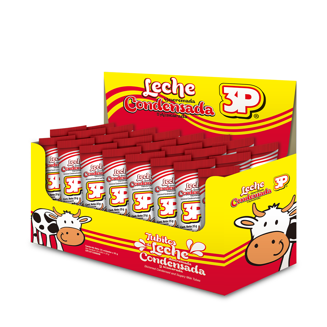 Leche condensada tubito 35g (Caja 2 Display de 24 Unidades)